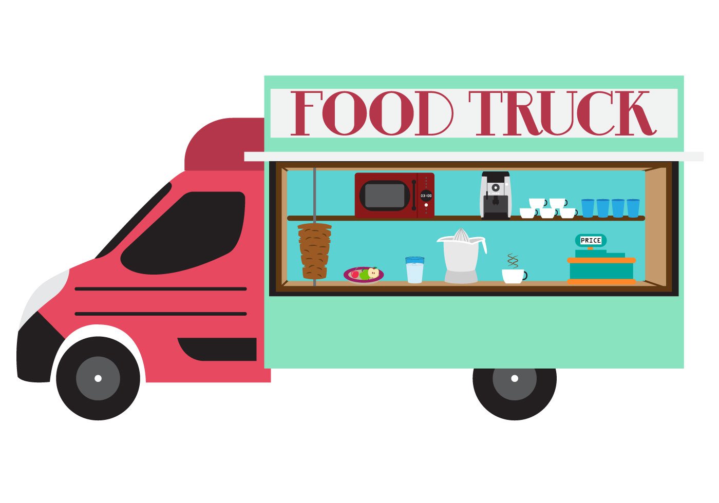 Food Truck Icon Food Truck